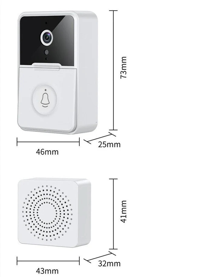 New Remote Monitoring HD Night Vision Sound Changing Door Smart Doorbell